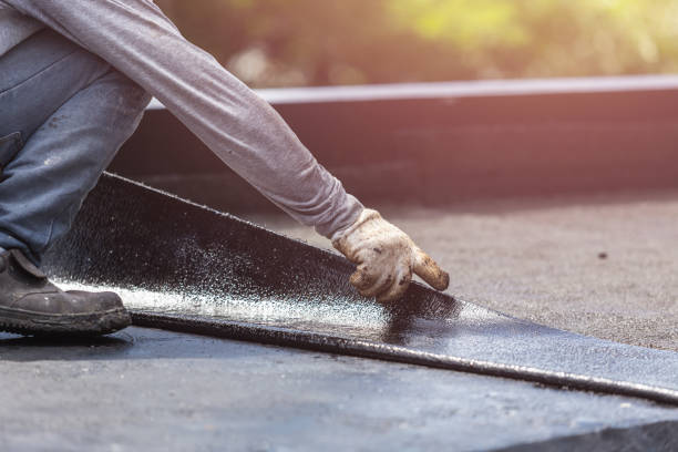 Professional Basement Waterproofing technician working in Haven, KS